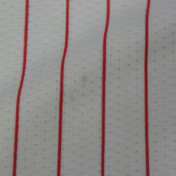 VINTAGE RARE MAJESTIC ANAHEIM ANGELS PINSTRIPE BASEBALL JERSEY IN SIZE L - Picture 3 of 10